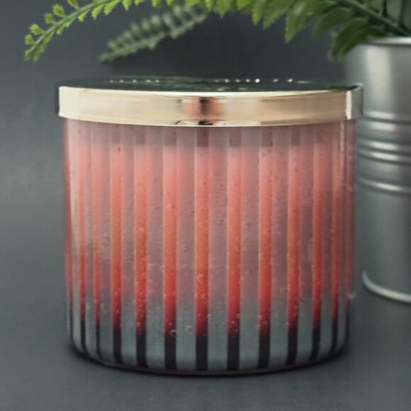 BBW Peach Bellini White Barn Bath & Body Works 3 Wick Candle - Picture 2 of 10